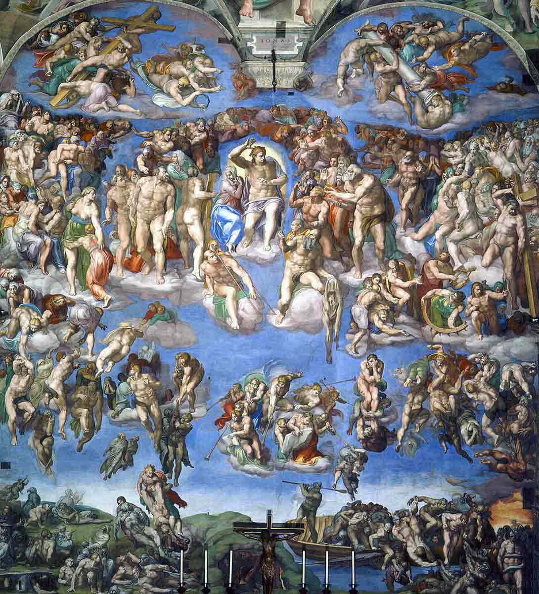 last judgement michaelangelo new testament