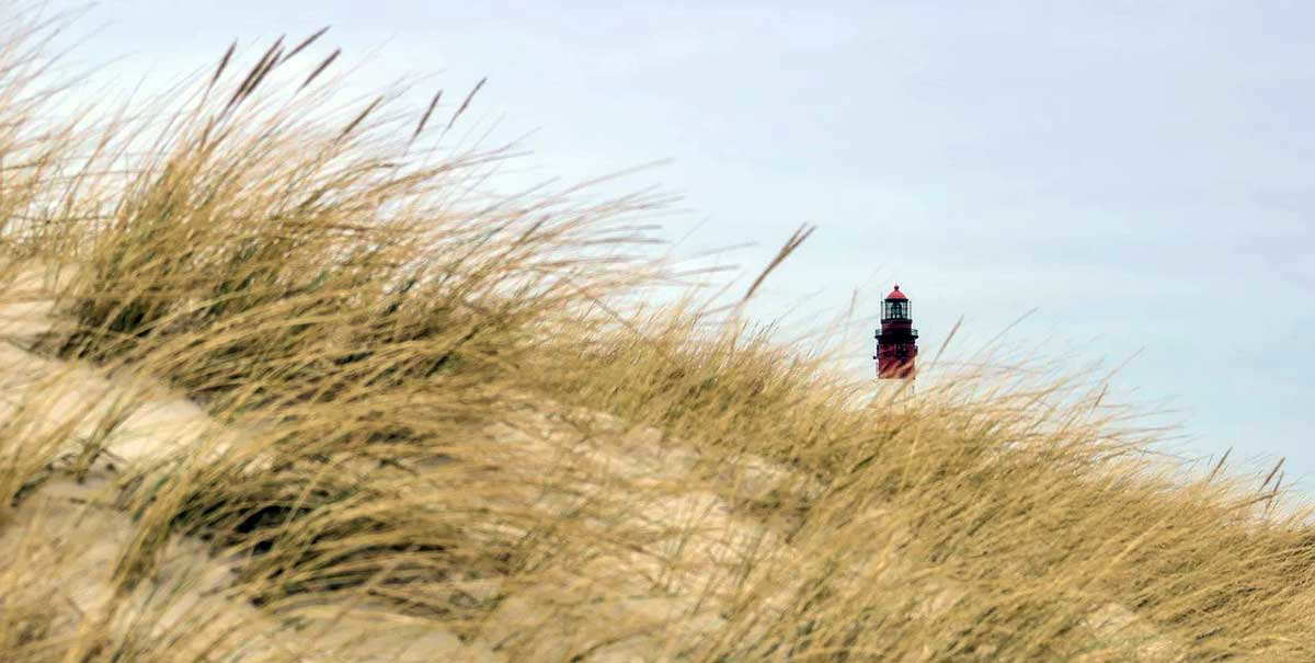 lighthouse sand dune photo