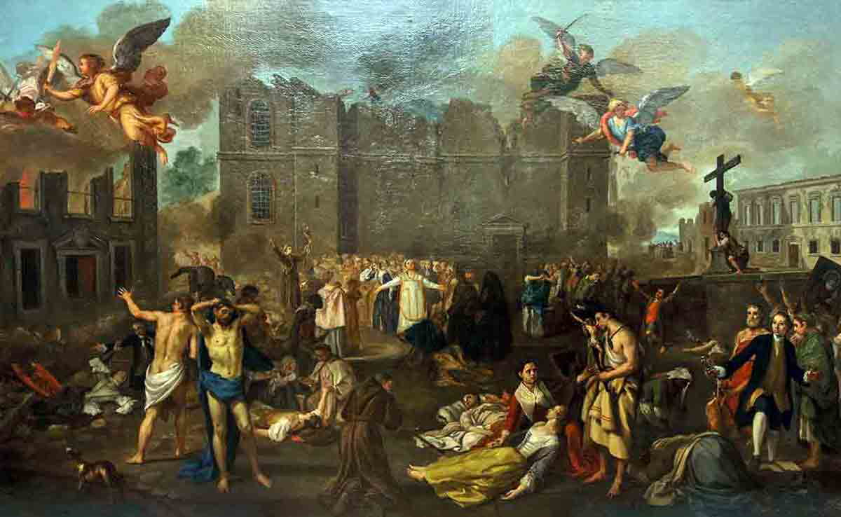 lisbon earthquake painting
