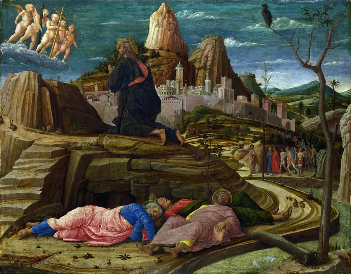 mantegna_agony in garden painting