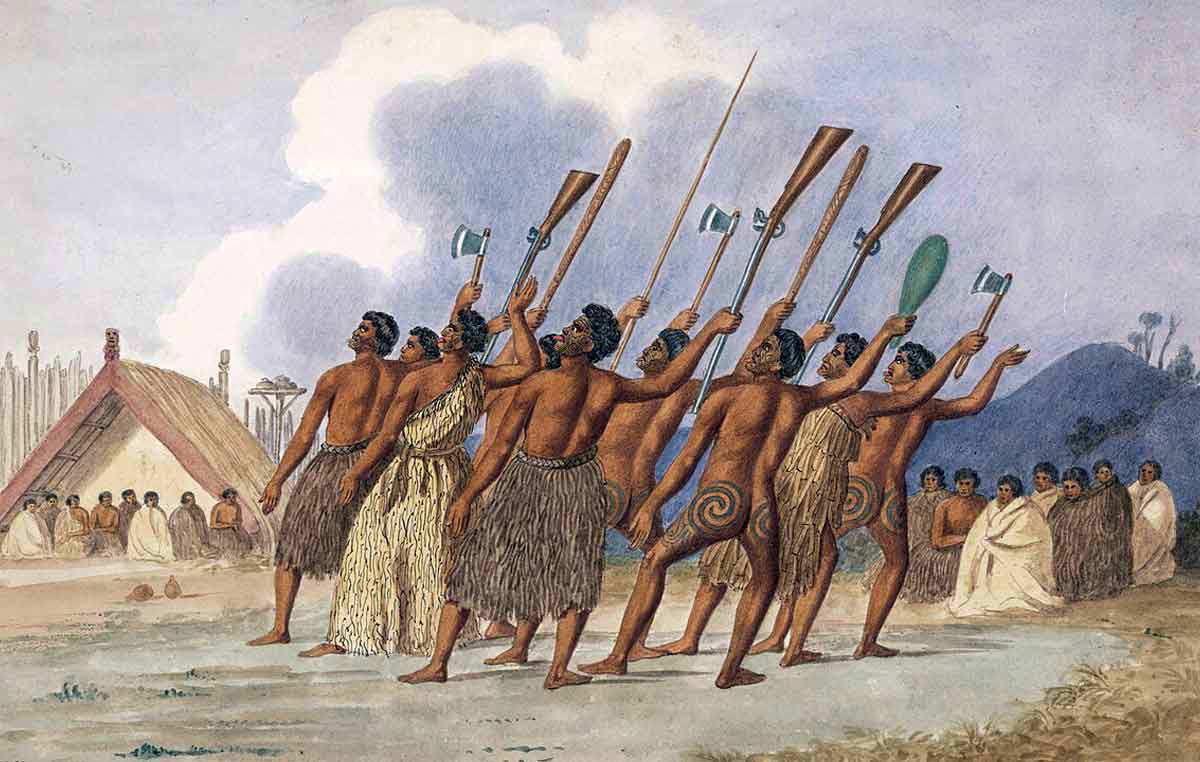 maori performing haka