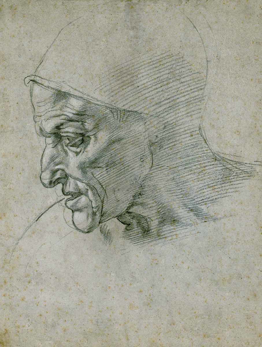 michelangelo study cumaean sibyl