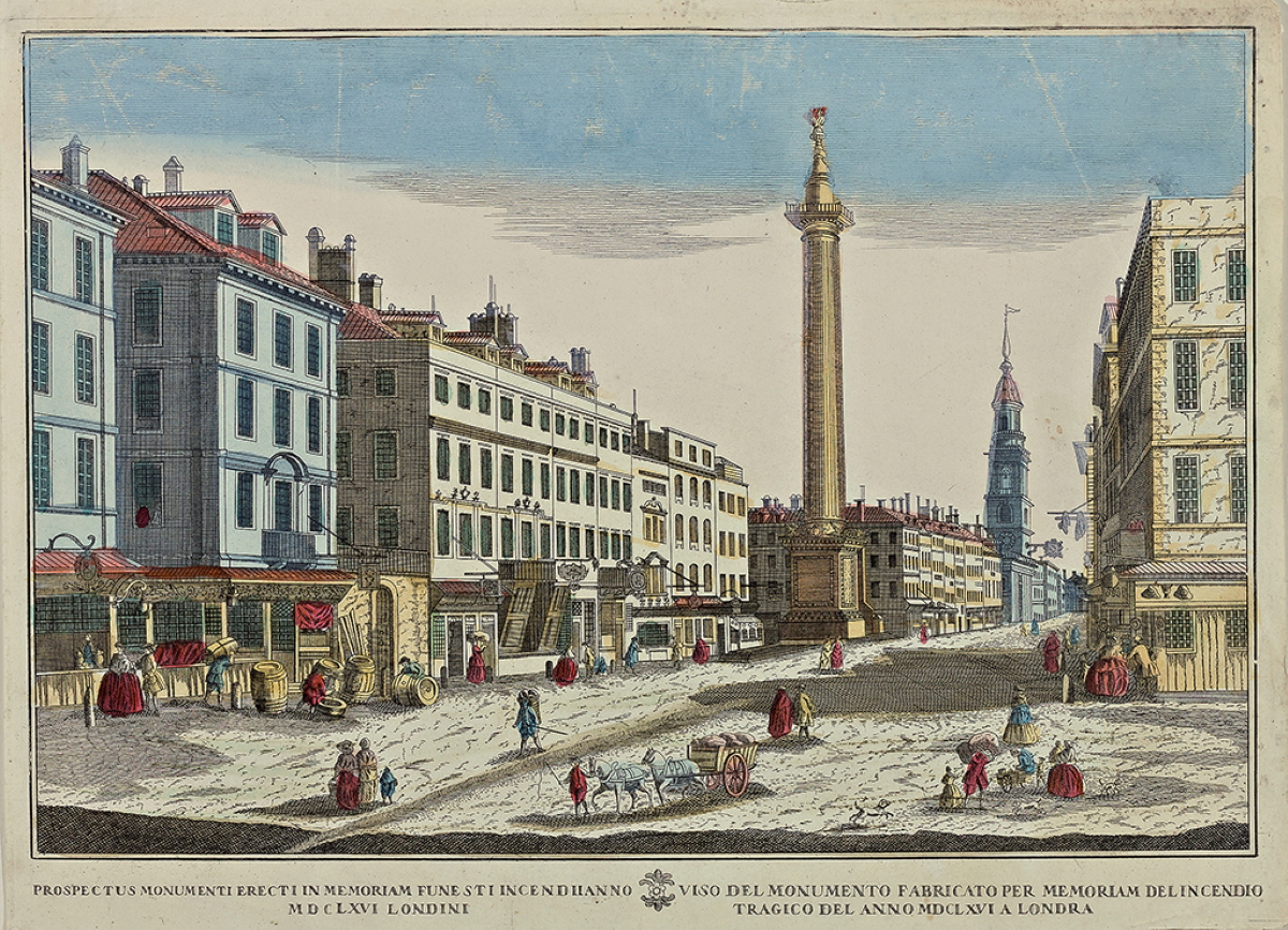monument great fire london