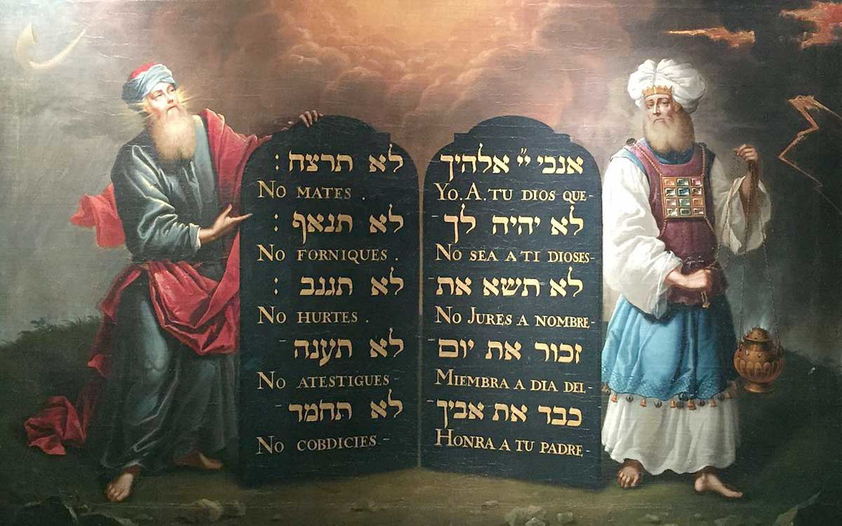 moses and aaron commandments