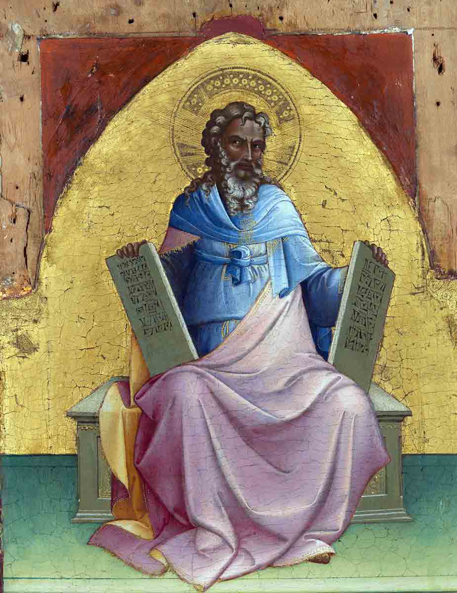 moses with ten commandments