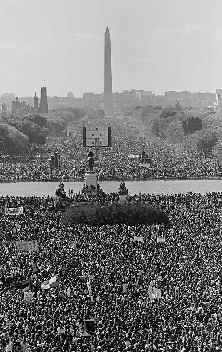 national mall protest march