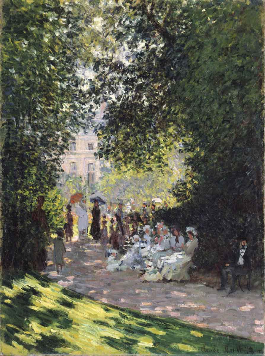 The Parc Monceau by Claude Monet, 1878