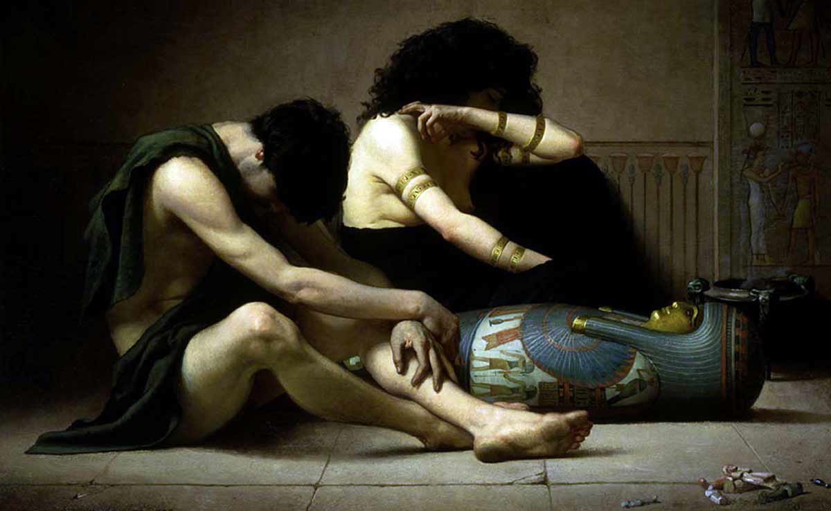 pearce lamentations over death of first born painting