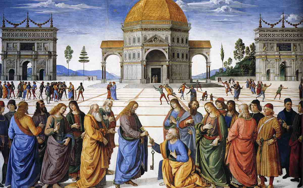 perugino keys saint peter