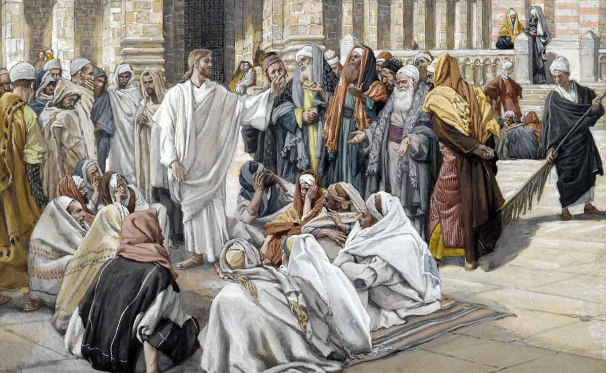 pharisees question jesus