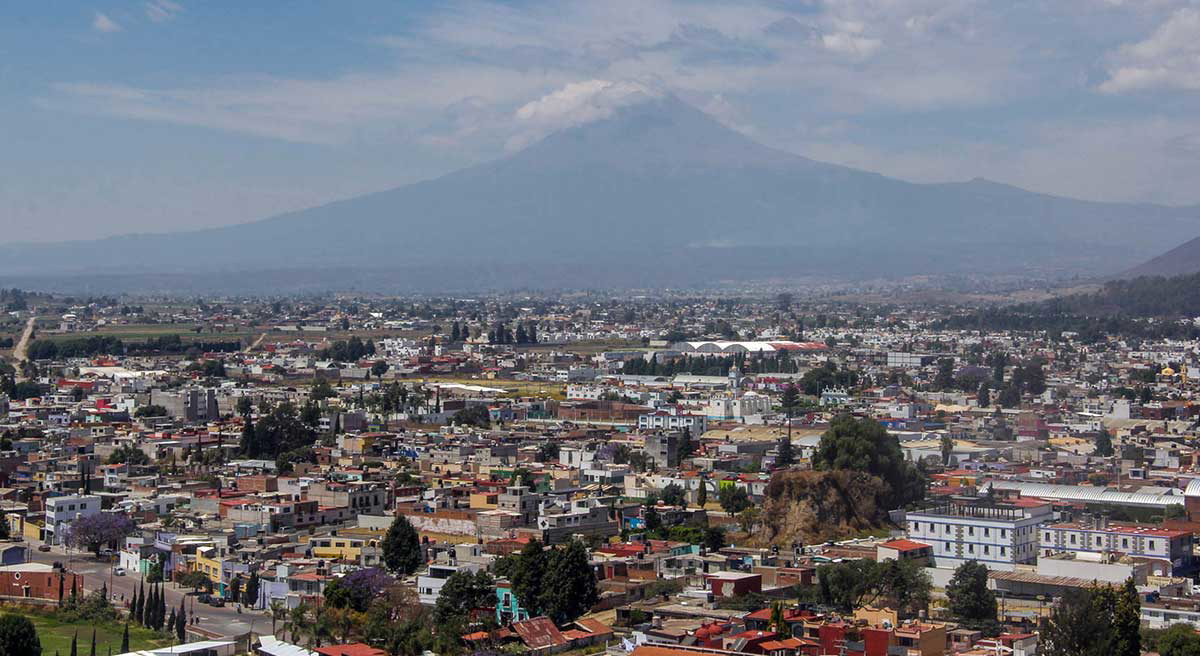 popocatepetl volcano cholula historic center