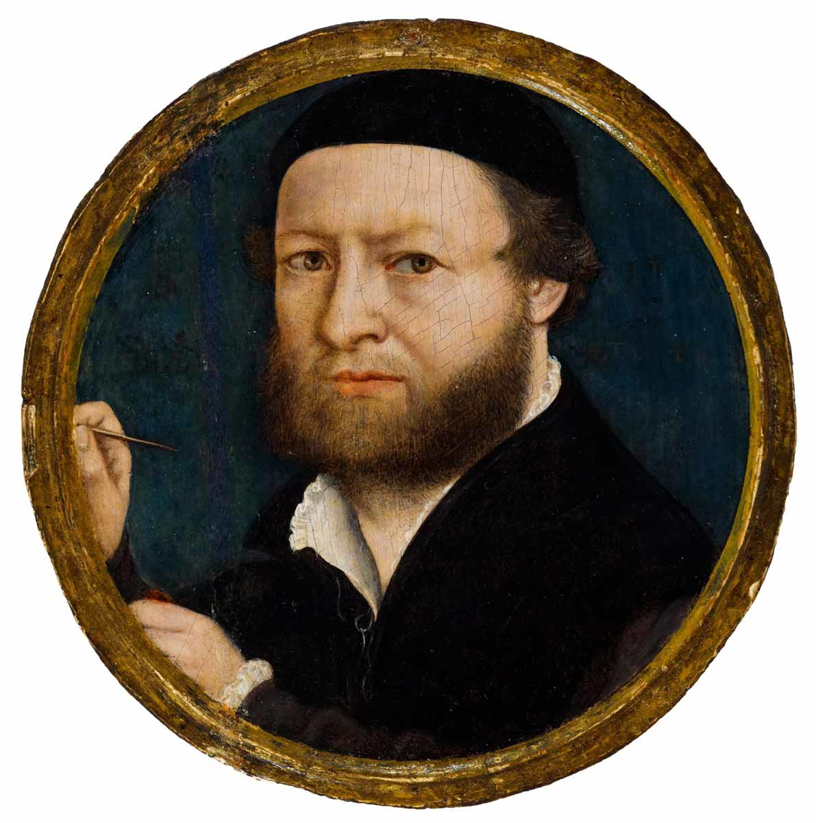 portrait of artist holbein lucas horenbout 1544