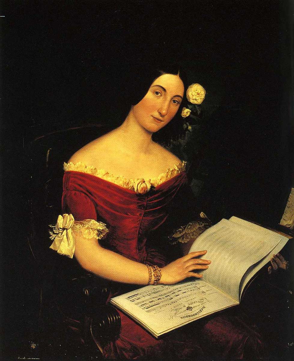 portrait of giuseppina strepponi karoly gyurkovich