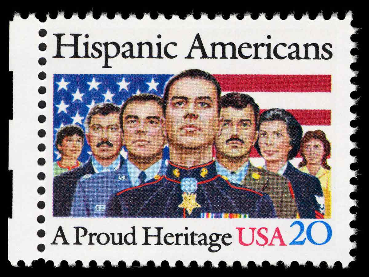 postage stamp hispanic americans