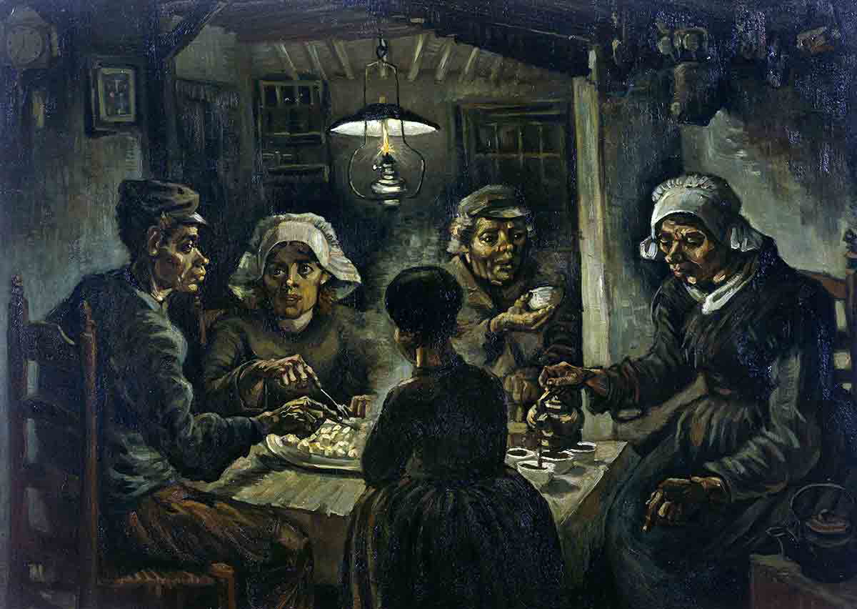 potato eaters vincent van gogh 1885