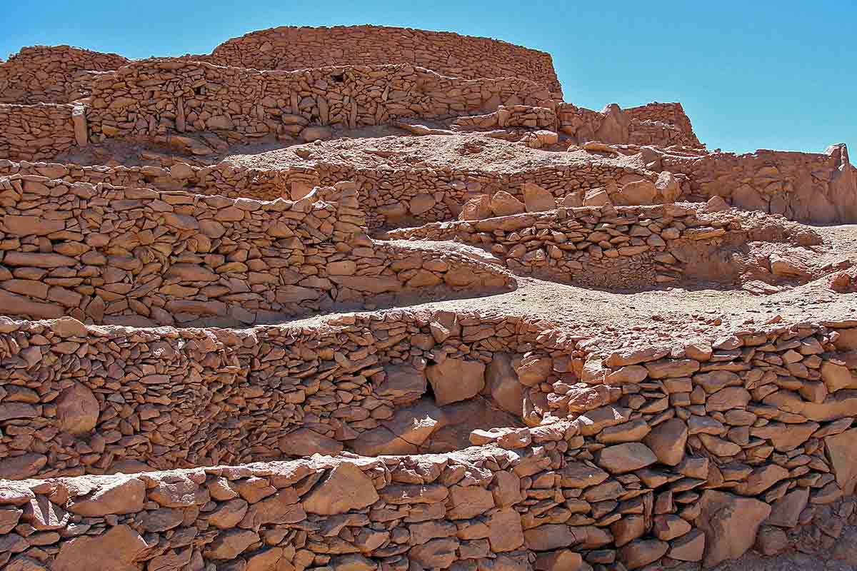 pukara quitor ruins atacama chile