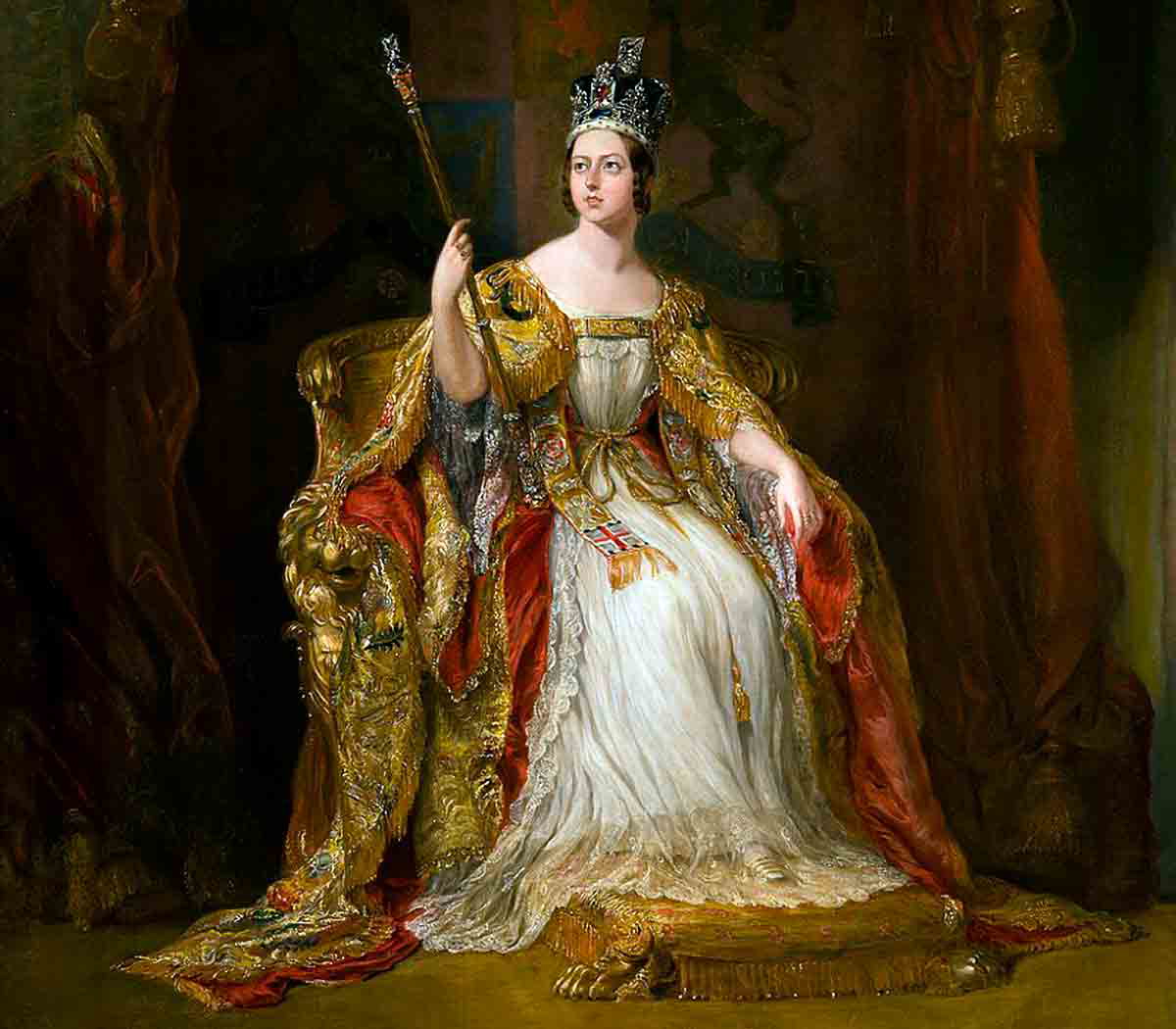 queen victoria coronation