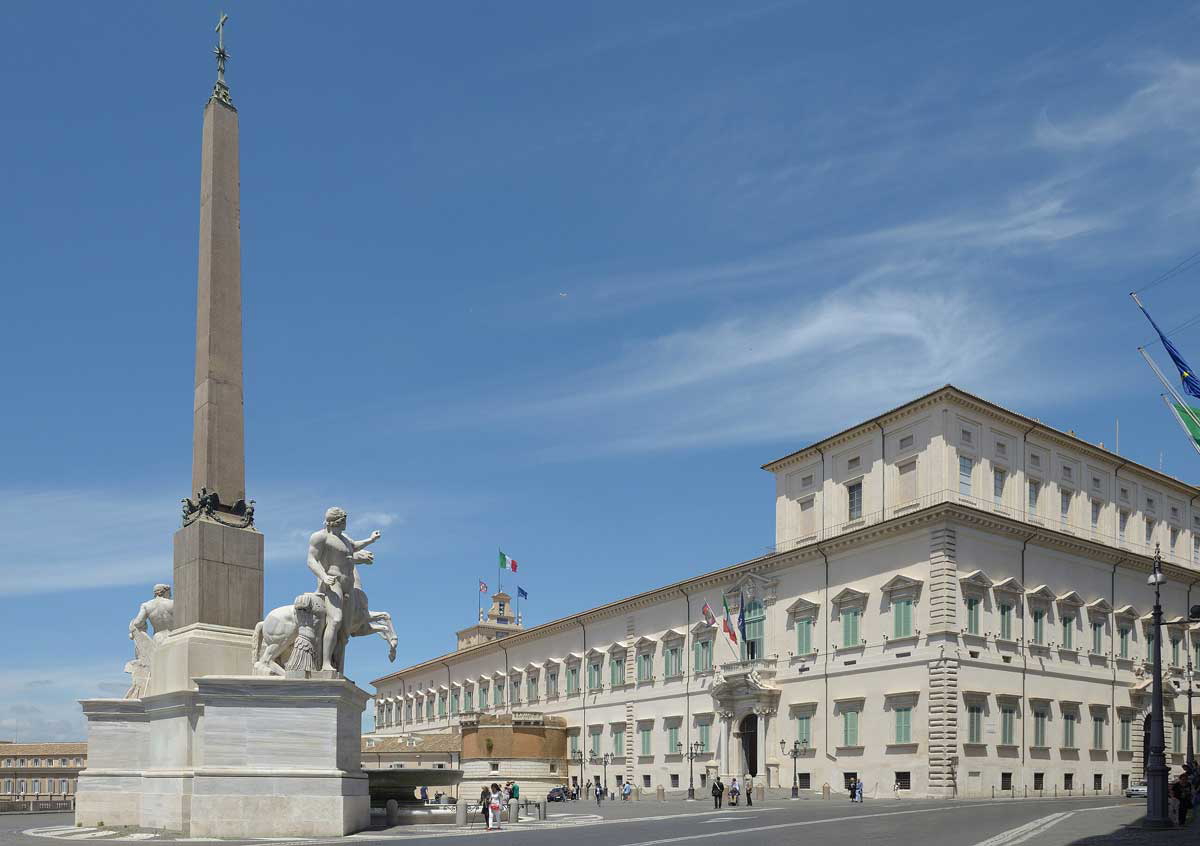quirinal palace rome photograph