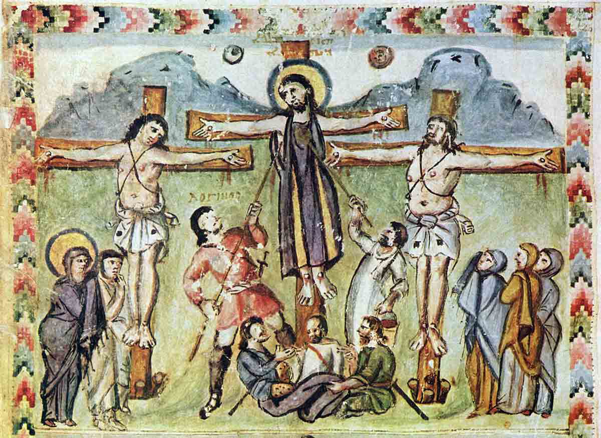 rabbula gospels crucifixion