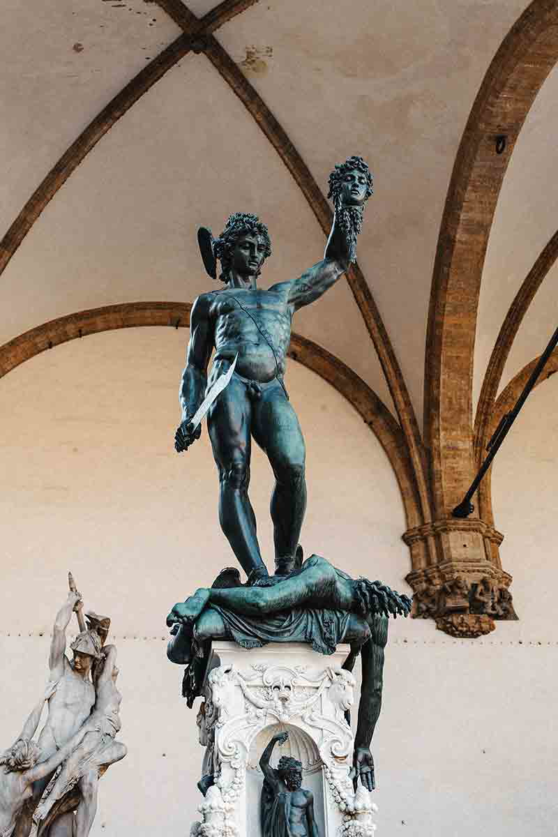renaissance cellini perseus head medusa