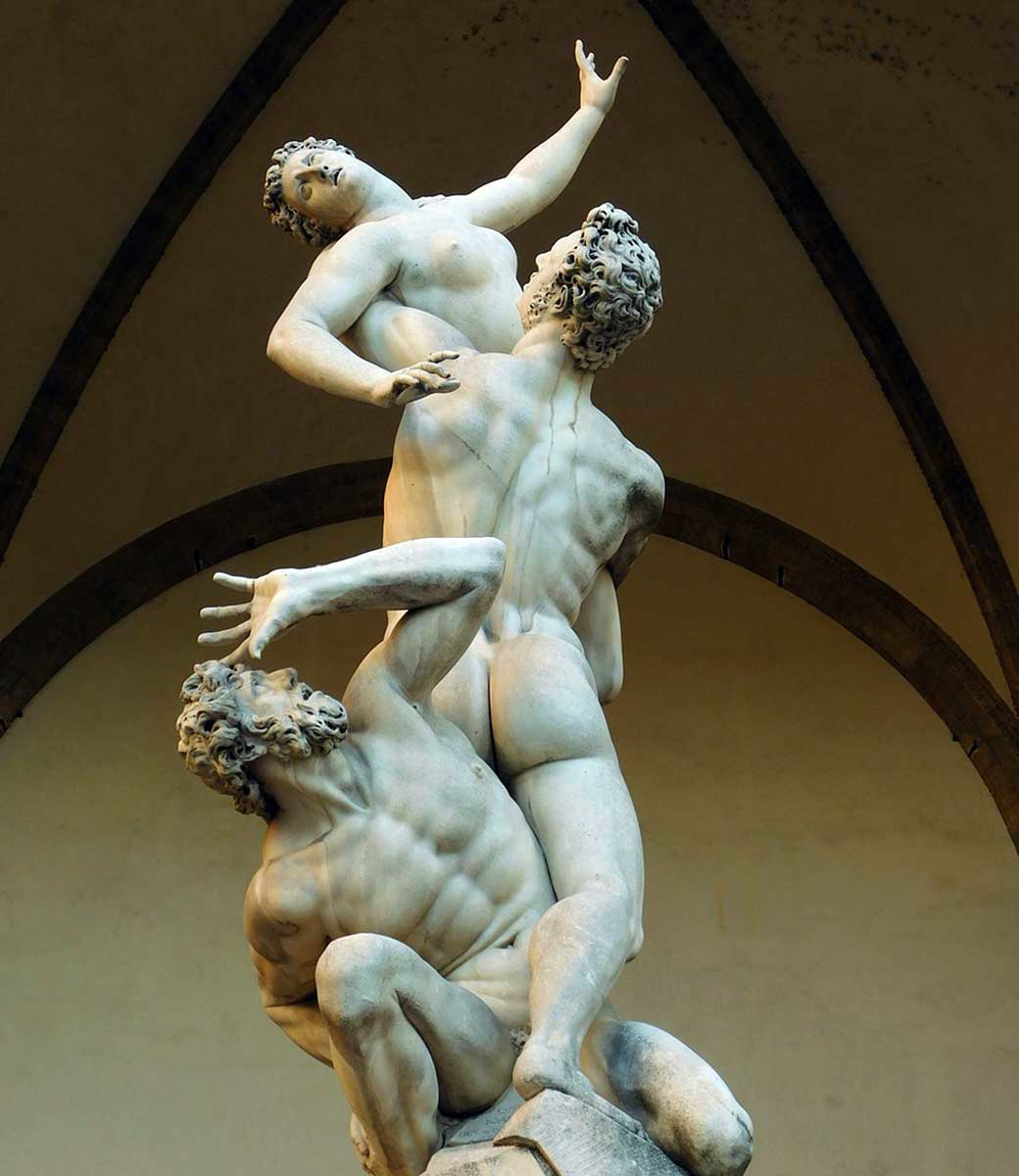 renaissance giambologna abduction sabine women