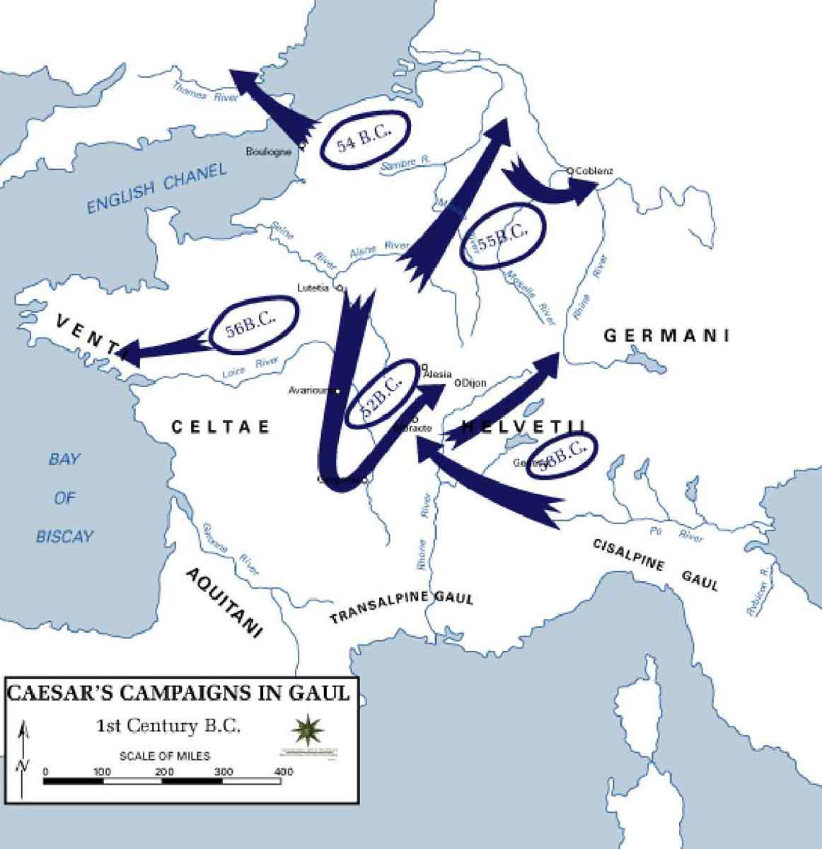 romans celts gallic wars