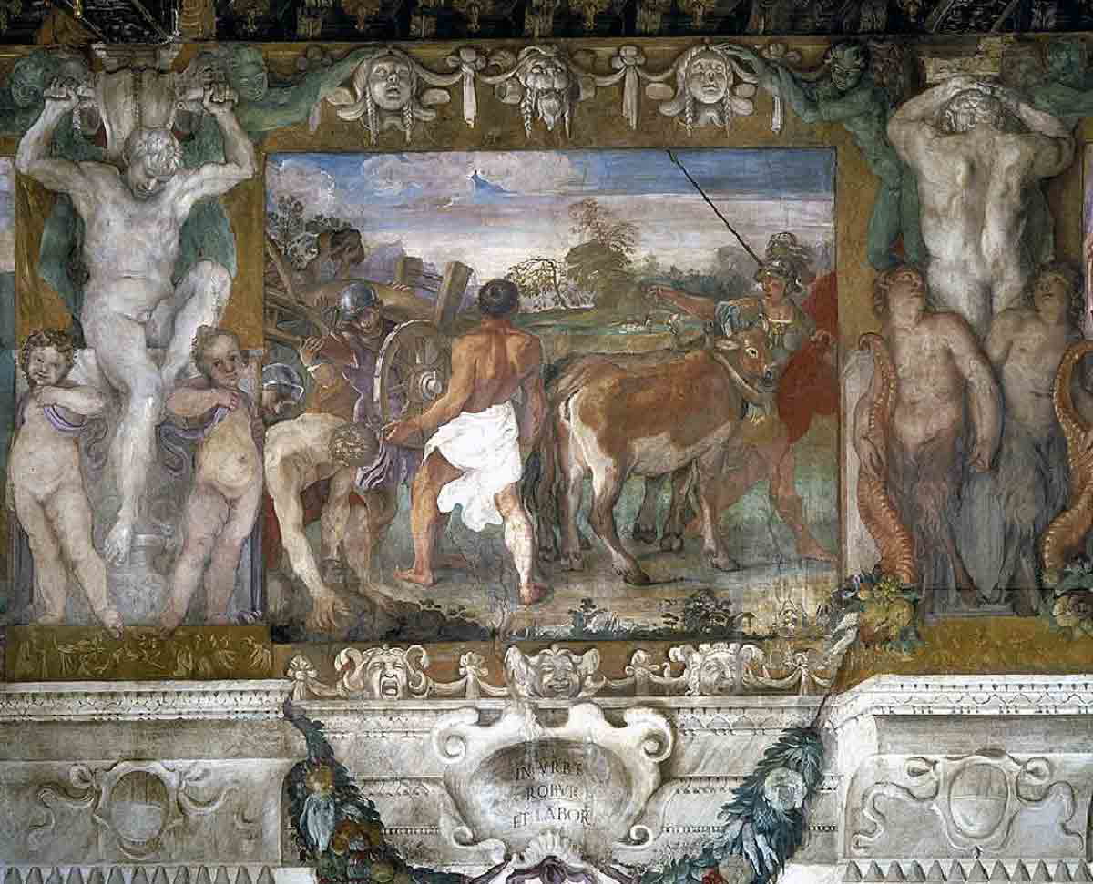 romulus plows carracci