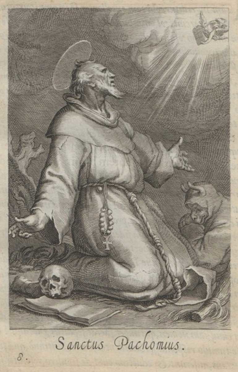 saint pachomius engraving