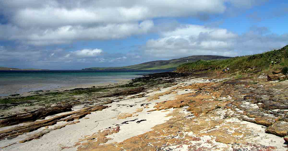 sandy shore orkney