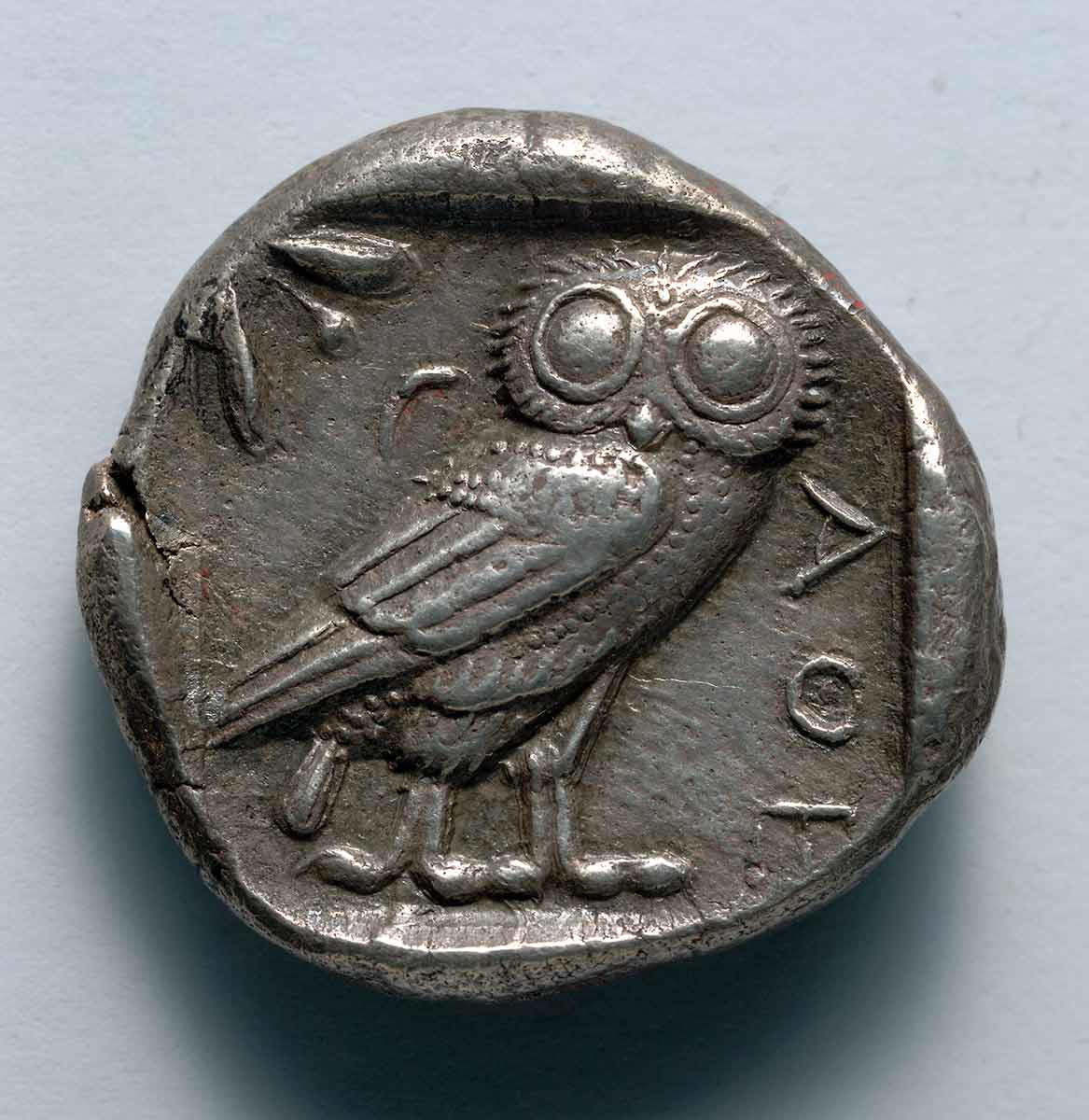silver coin athens