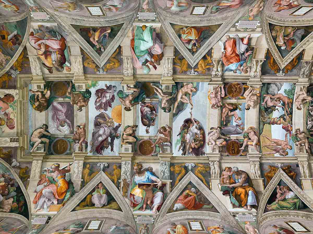 sistine chapel ceiling roman catholic