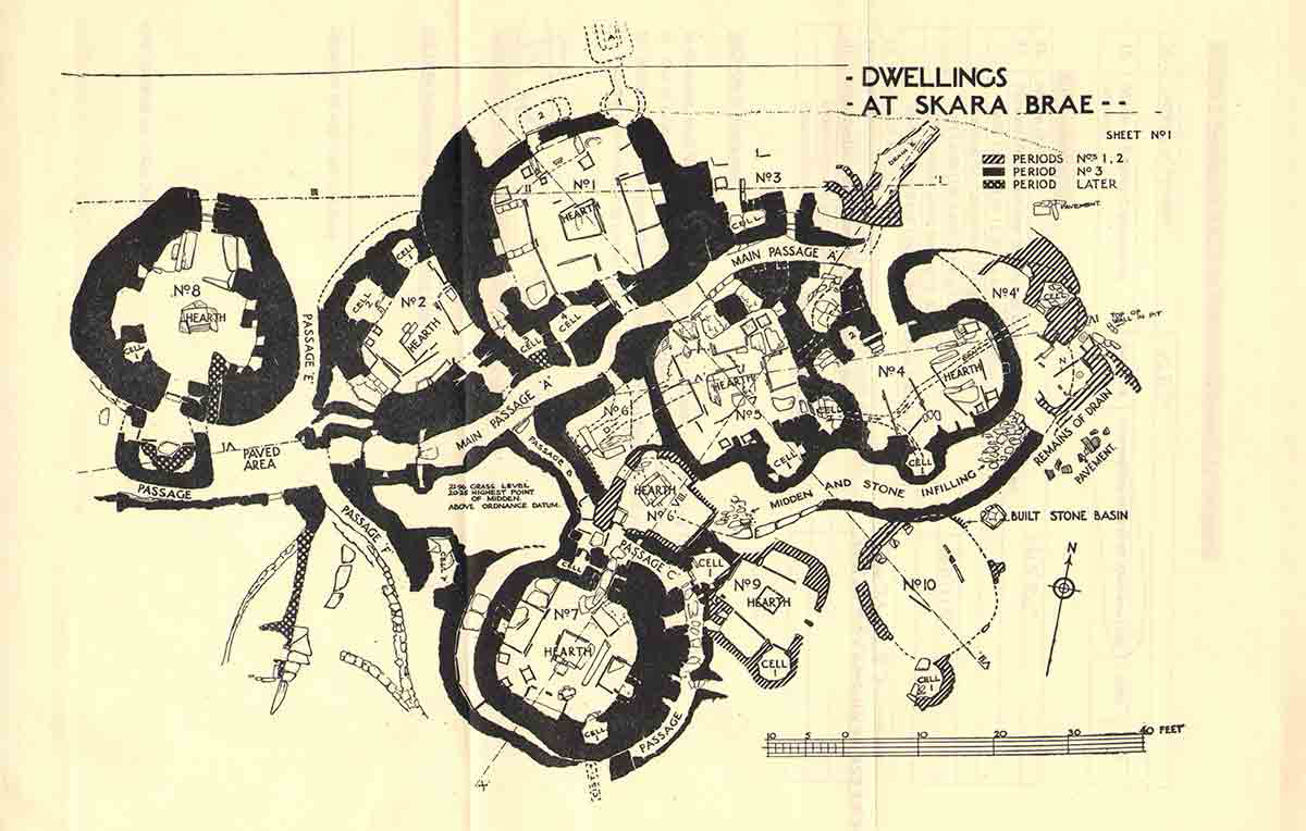 skara brae map