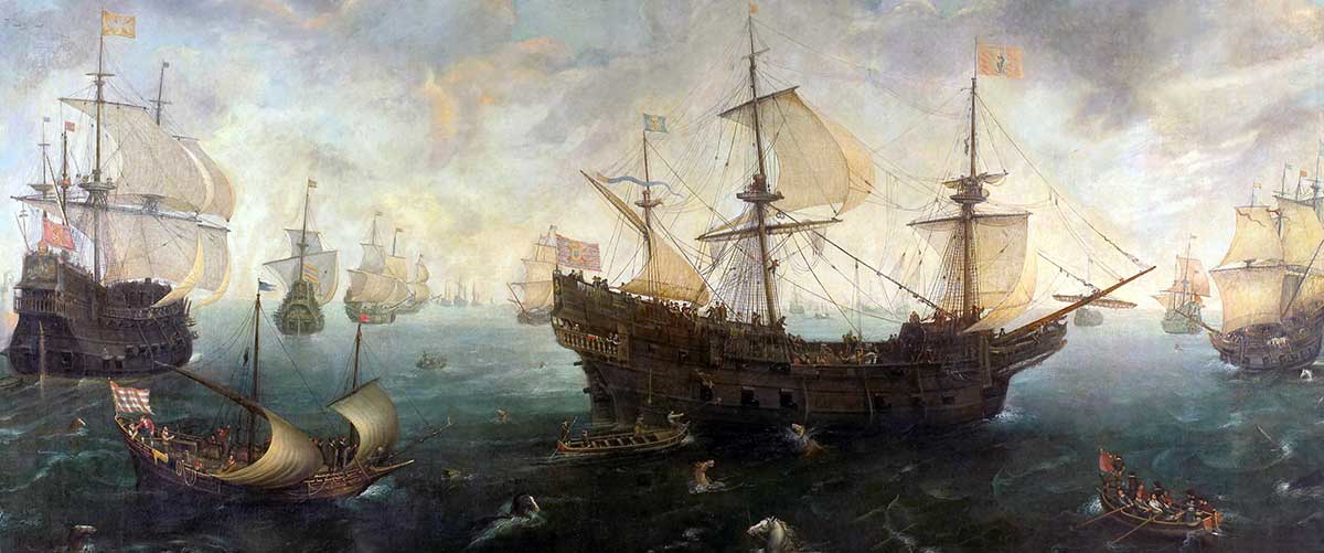 spanish armada off english coast