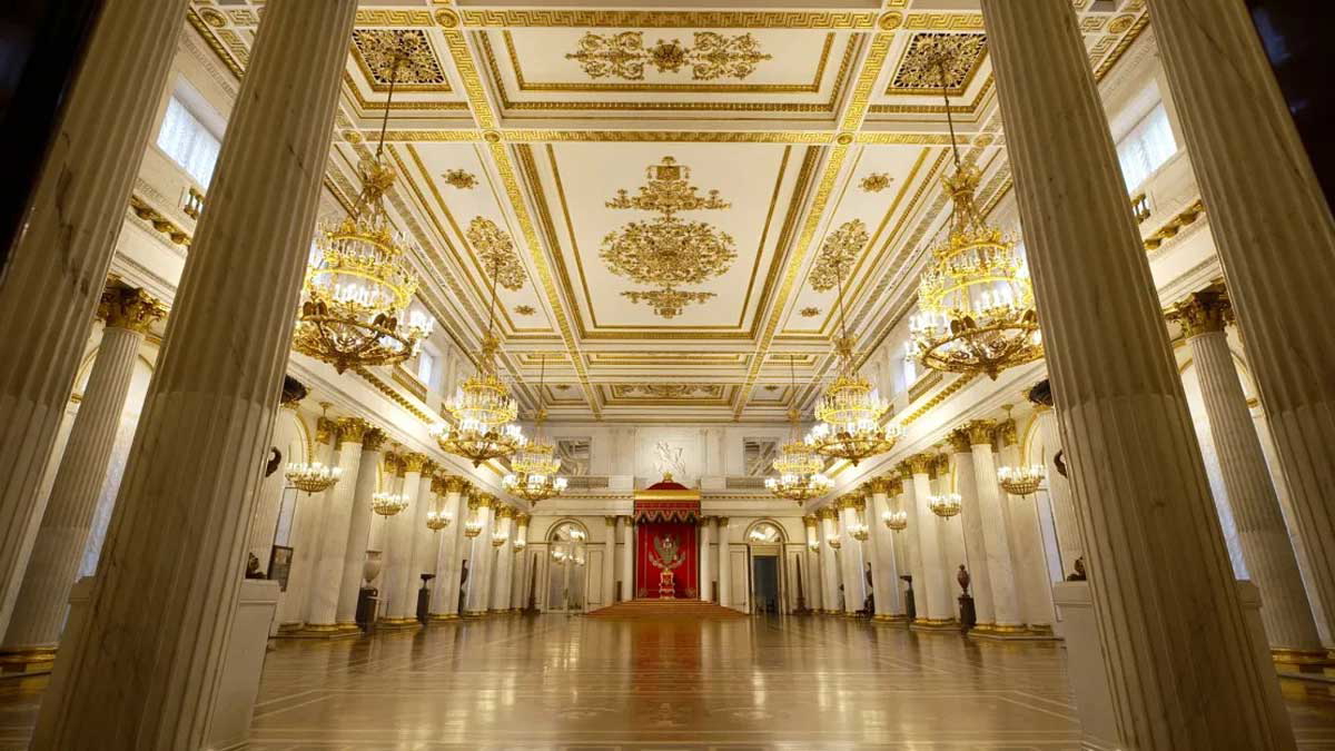 st george throne room hermitage