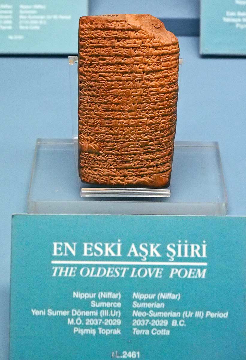 sumerian oldest love poem