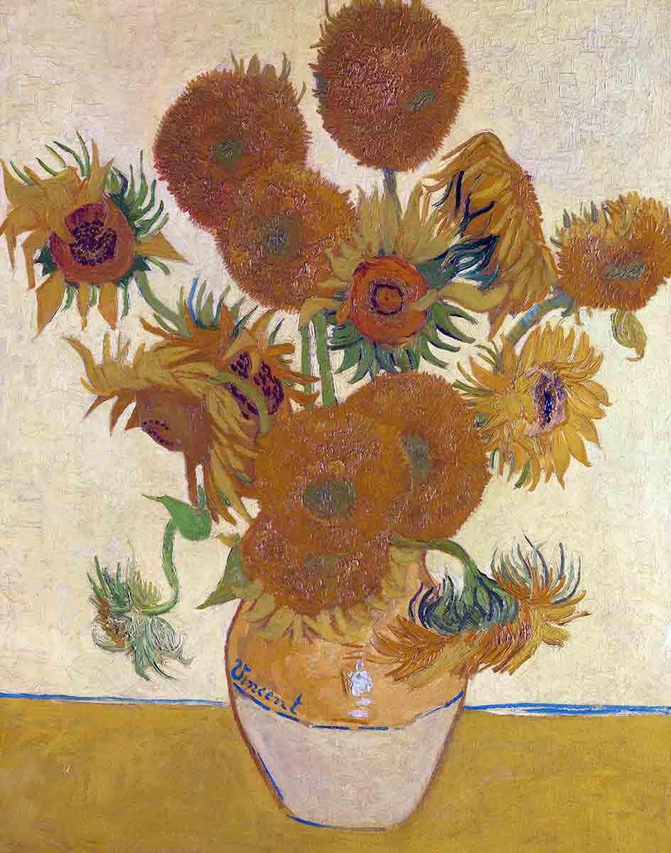 sunflowers vincent van gogh 1889