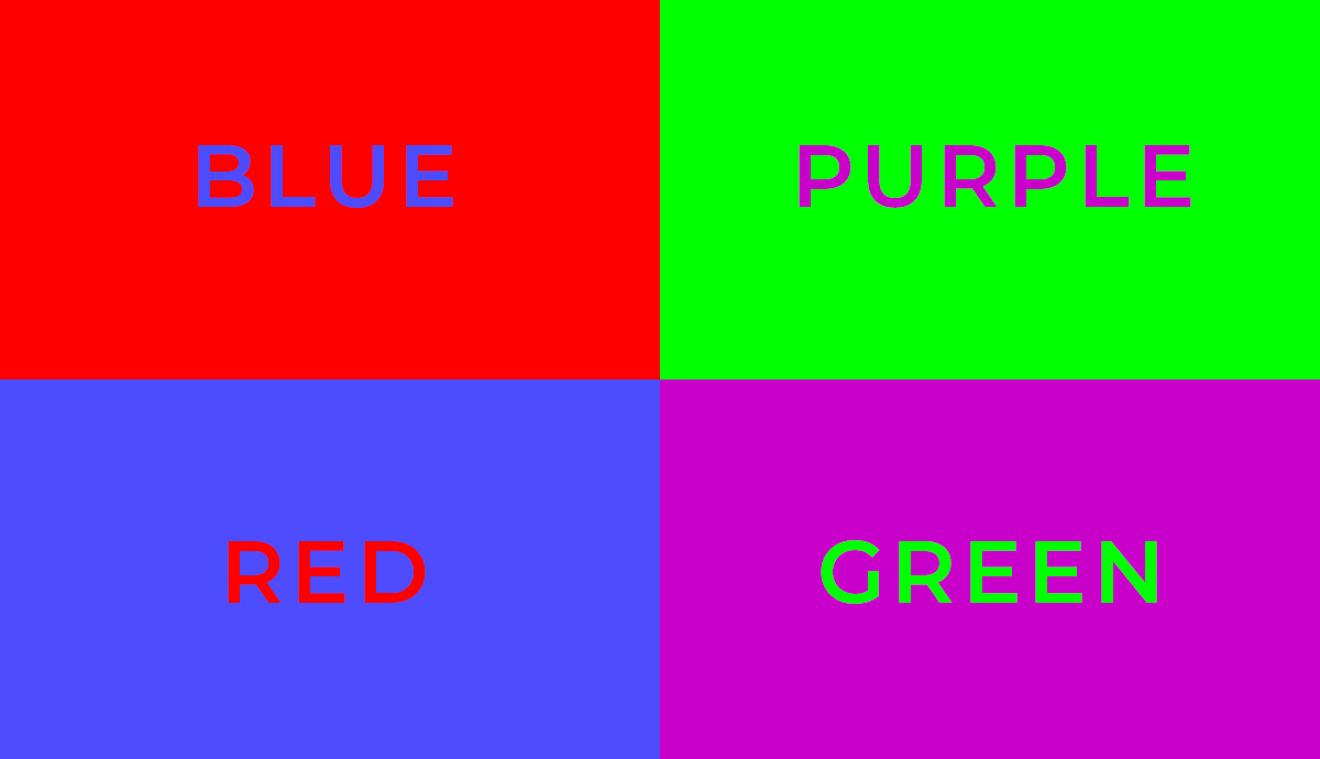 the stroop effect brain glitch
