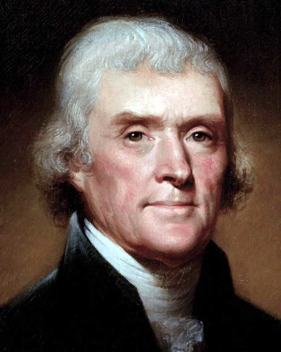 thomas jefferson president united states