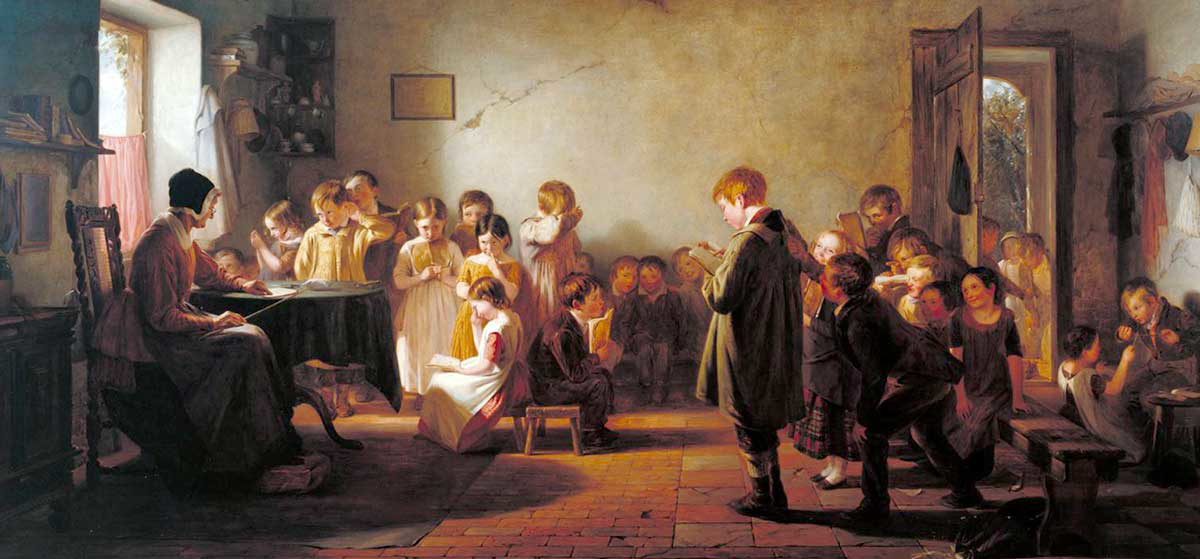 thomas webster dames school painting