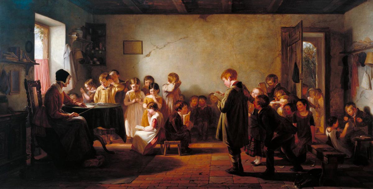 thomas webster dames school painting