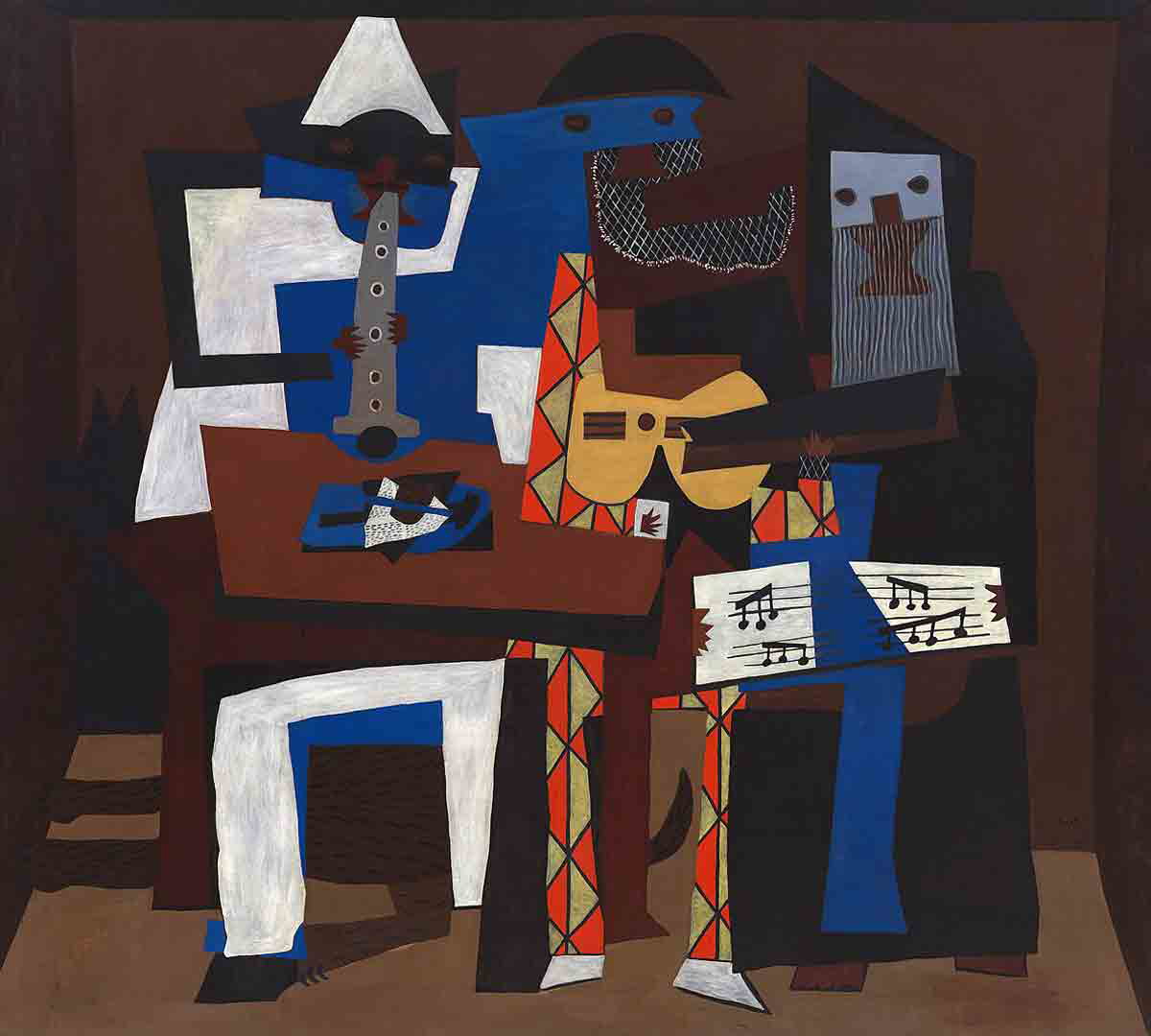 three musicians pablo picasso 1921