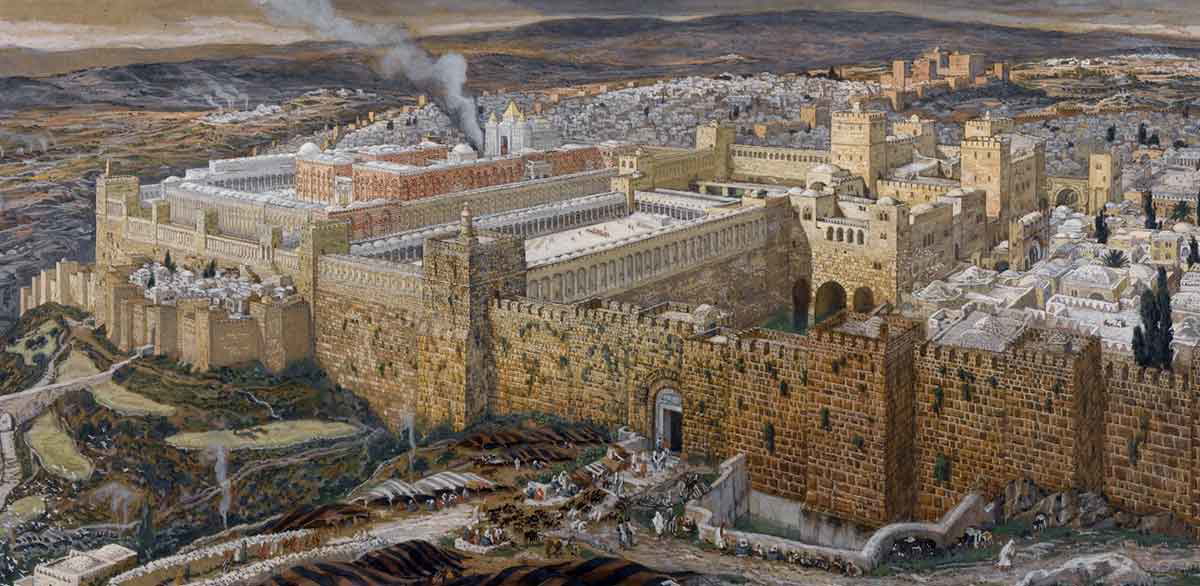 tissot reconstruction of jerusalem and the temple painting
