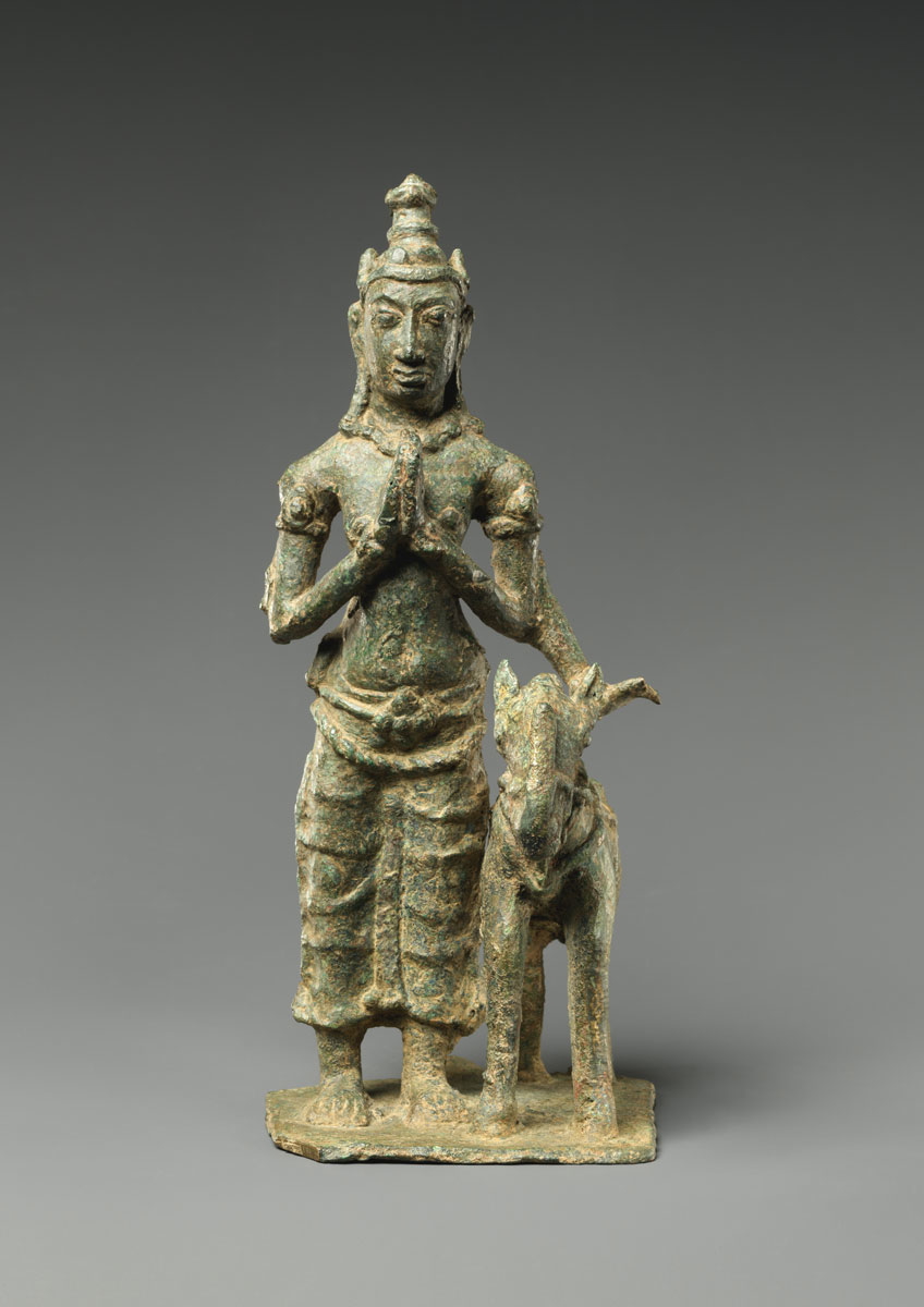 varuna bronze statuette