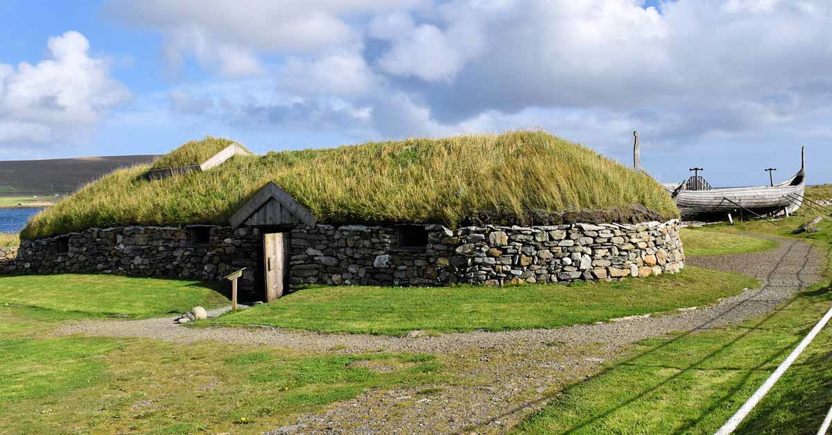 viking longhouse shetland orkney