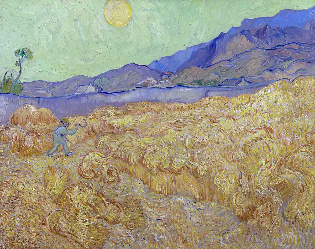 vincent van gogh wheatfield reaper