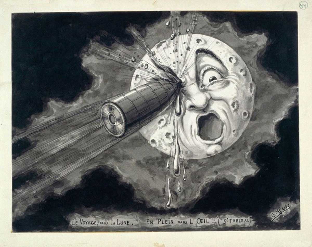 voyage dans la lune georges melies illustration