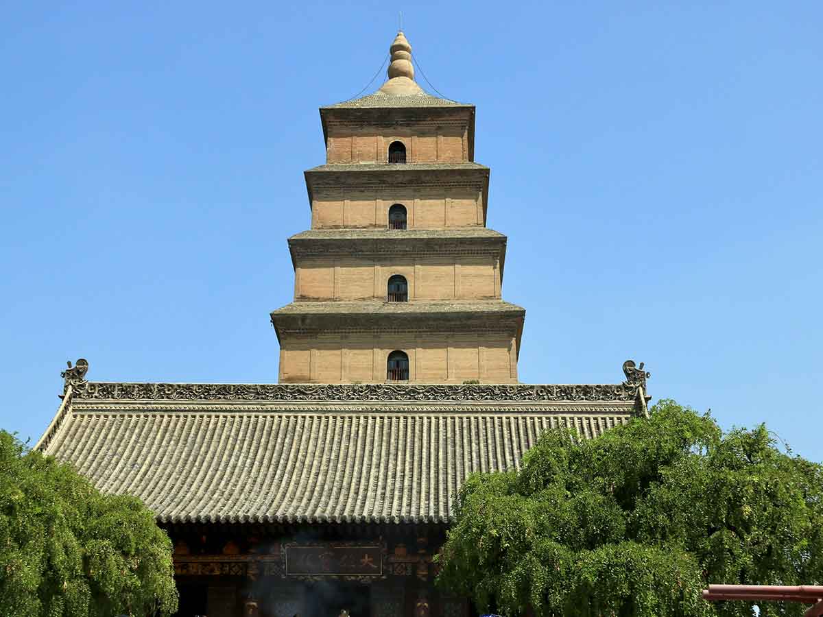 wild goose pagoda xian