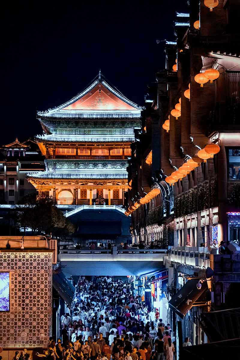 xian at night