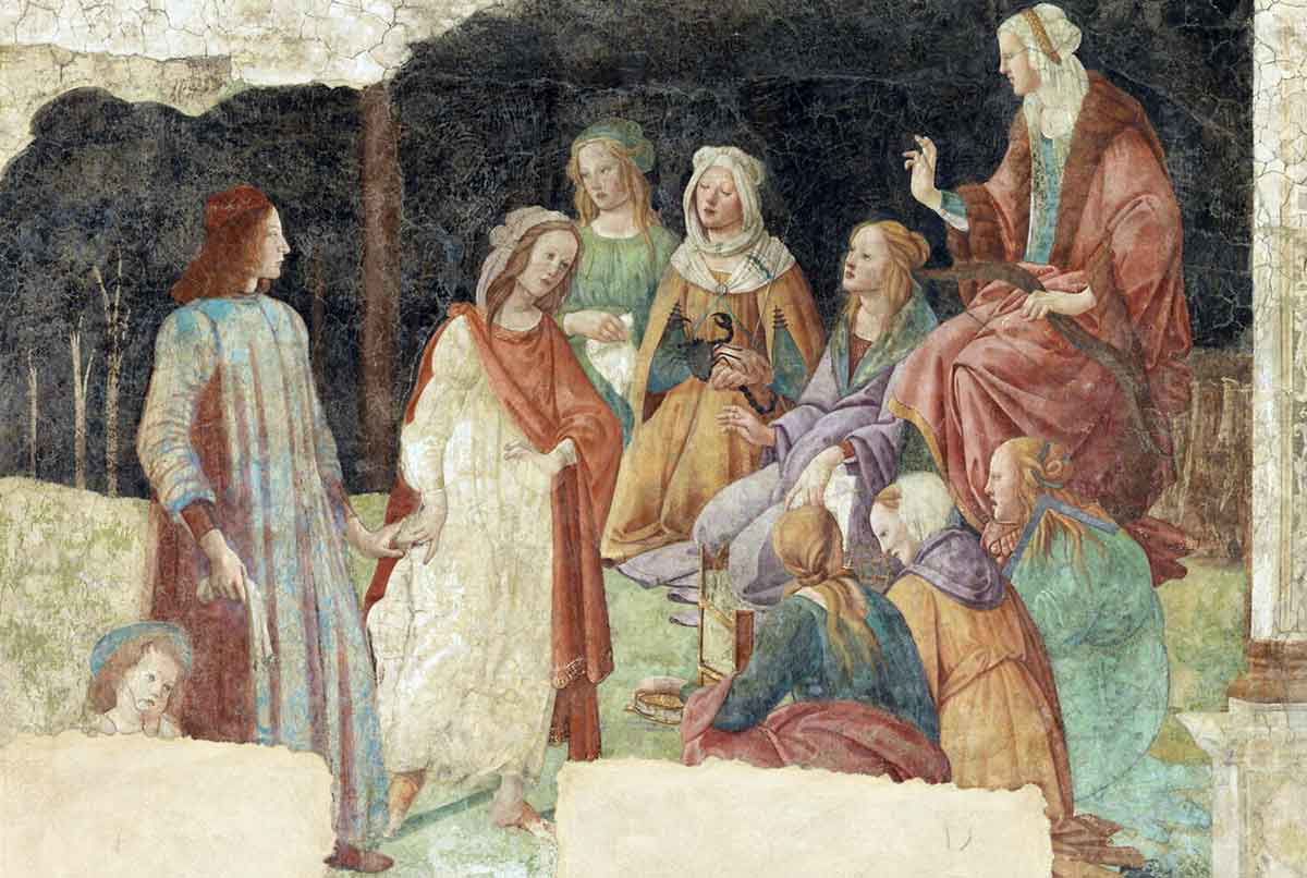 young man introduced liberal arts boticelli