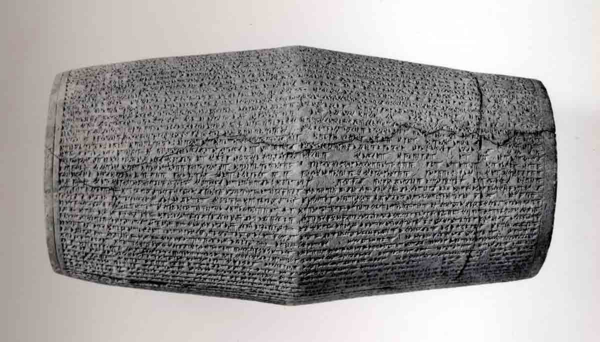 Clay cyclinder Sennacherib